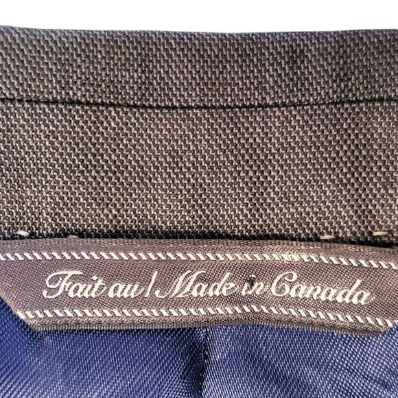 Ted Baker London Jay Ct Modern Fit Sport Coat Blazer Jacket Charcoal Gray 100% - Picture 6 of 9